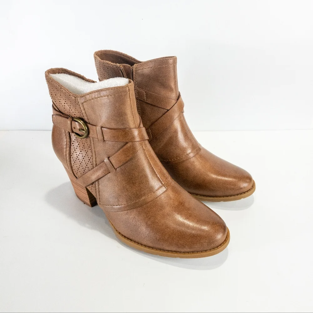 Baretraps Launa Ankle Boots Auburn -7.5 - Picture 5 of 6